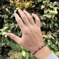 Tibetský náramek pro štěstí - DŘEVĚNÝ II