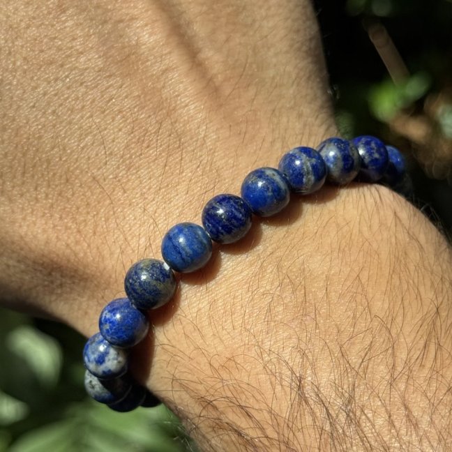 Náramok z minerálov - Lapis Lazuli