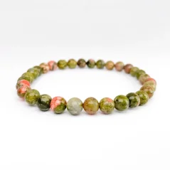 Náramok z minerálov - Unakit