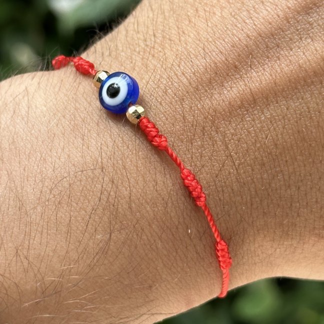 Kabbalah náramek 7 uzlů - EVIL EYE