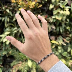 Pletený macrame náramek - CHILL