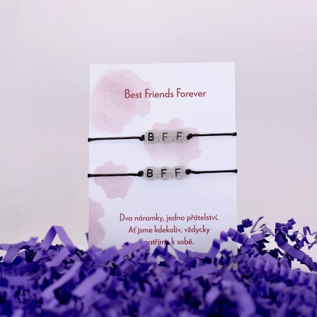 Šnúrkové náramky priateľstva - BFF