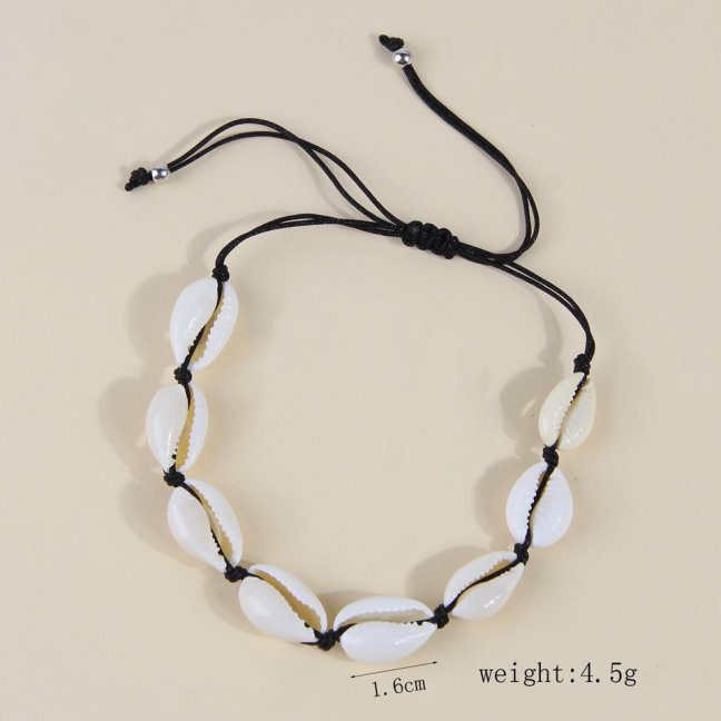 Náramek a choker z mušlí - Vacay