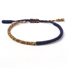 Tibetský náramek pro štěstí - MODRO-BAREVNÝ