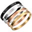 Dámský náramek BANGLE CRYSTAL ROSE GOLD