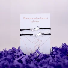 Provázkové náramky přátelství - MOTÝLCI