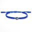 Náramek Evil Eye - Macrame Blue