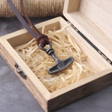 Vikingský náhrdelník z chirurgickej ocele - Mjolnir Thorovo kladivo
