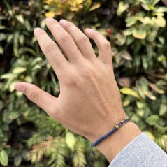 Tibetský náramek pro štěstí - UNITE BLUE