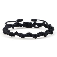 čierny kabbalah náramok - TWISTIE