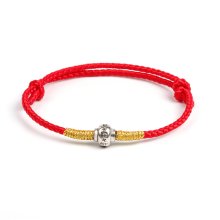 Tibetský náramek pro štěstí - WHEELIE RED