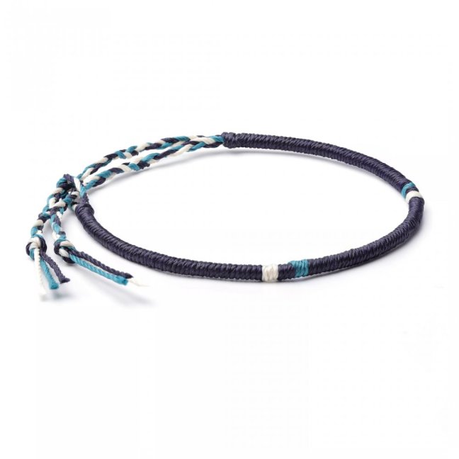 Provázkový náramek - TIBET BLUE