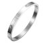 Dámský náramek BANGLE CRYSTAL SILVER