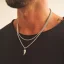 Řetízek z chirurgické oceli - STŘÍBRNÉ KŘÍDLO