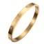 Dámsky náramok BANGLE SCREW DOTS GOLD
