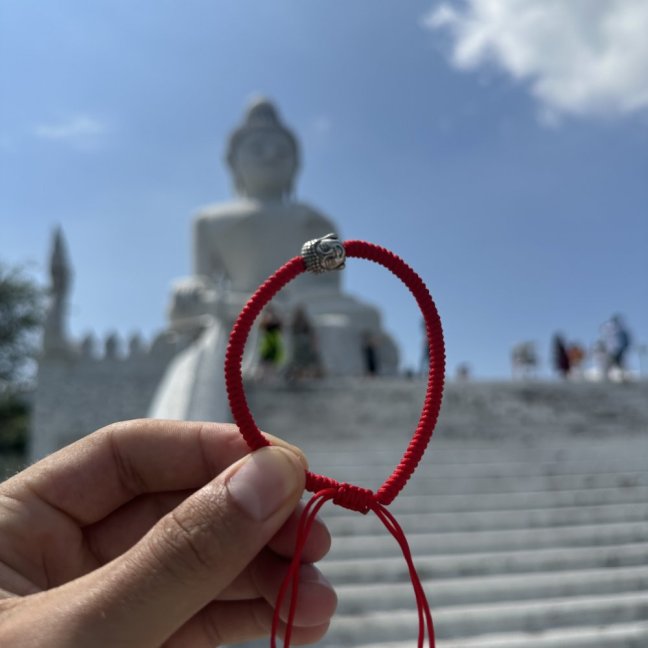Tibetský náramok - BUDHA RED