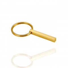 Kľúčenka z chirurgickej ocele - Zlatý tubus