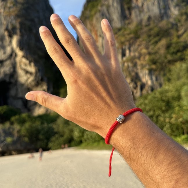 Tibetský náramok - BUDHA RED