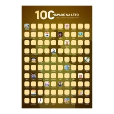 Stírací plakát - 100 věcí co musíte zažít