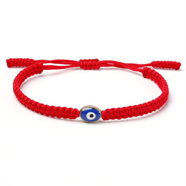 Náramok Evil Eye - Macrame Red