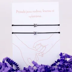 Šnúrkové náramky priateľstva - MOTÝLIK