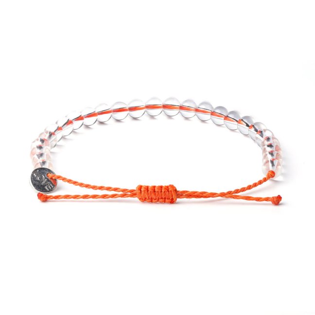 Dámsky korálkový náramok - CRYSTAL ORANGE