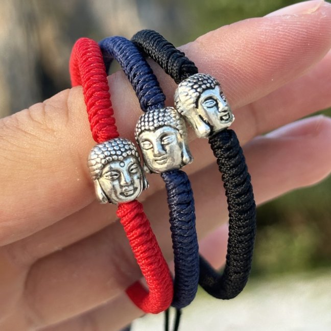 Tibetský náramek pro štěstí - BUDHA BLUE