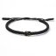 Tibetský náramok - BLACK DOUBLE KNOT