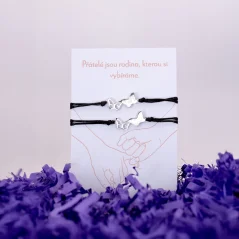 Provázkové náramky přátelství - MOTÝLCI