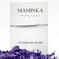 Náramek pro maminku - Morseovka