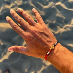 Tibetský náramek pro štěstí - BOND RED
