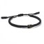 Tibetský náramok - BLACK DOUBLE KNOT