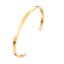 Náramek bangle z chirurgické oceli - 4mm - Barva: Zlatá
