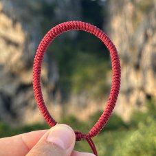 Tibetský náramok - BURGUND