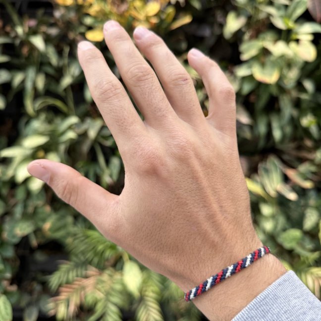 Pletený macrame náramek - PASSION