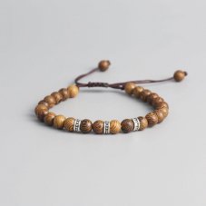 Tibetský náramok - DREVENÝ II