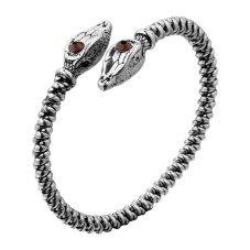 Vikingský náramek RUBY SILVER