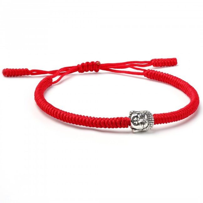 Tibetský náramok - BUDHA RED