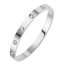 Dámský náramek BANGLE CRYSTAL SILVER