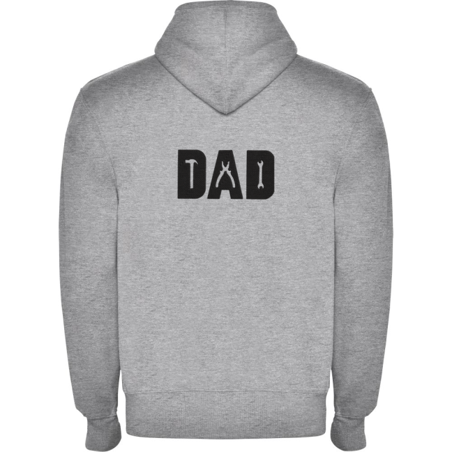 Mikina s vlastnou výšivkou na zips