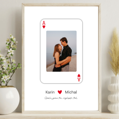 Plagát - Srdcové eso