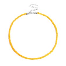 Korálkový choker - Oranžový