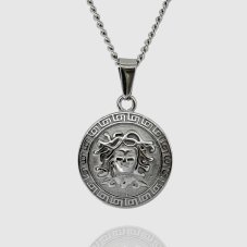 Řetízek z chirurgické oceli - STŘÍBRNÁ MEDUSA