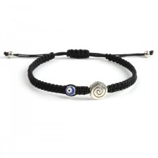 Tibetský náramek - Evil Eye & Spiral of Harmony