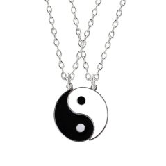 Řetízky pro páry - YIN YANG SILVER