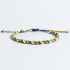 Pletený macrame náramok - BEACH