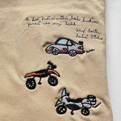 Tričko s vlastní výšivkou