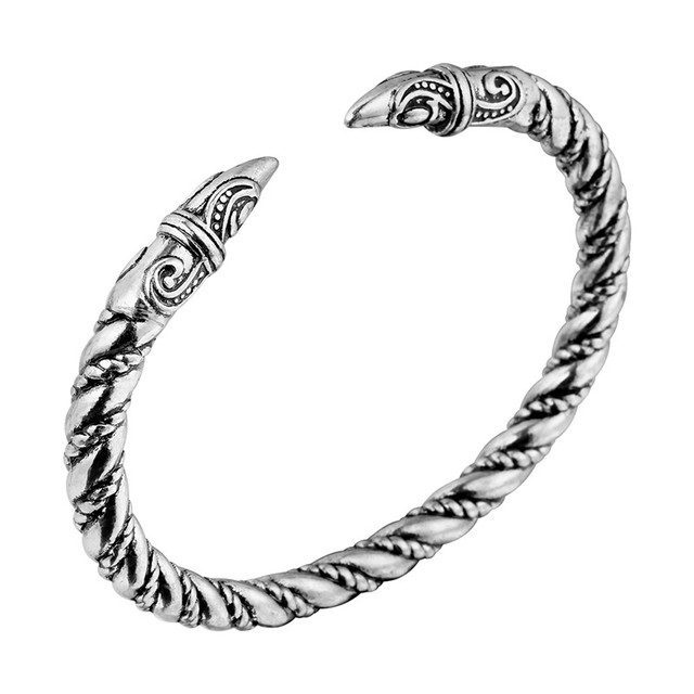 Vikingský náramek KRATOS SILVER